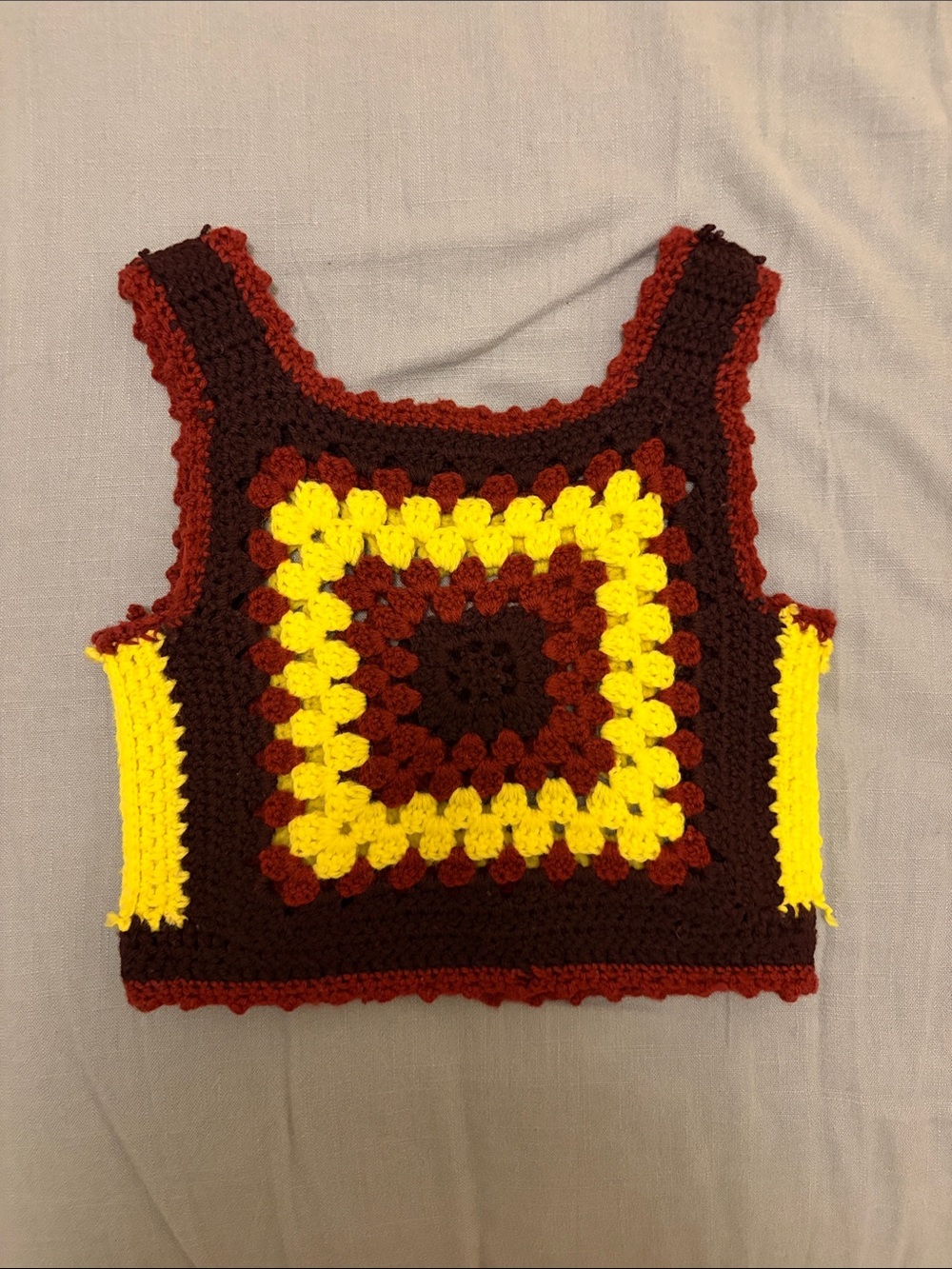 Vintage Crochet Crop Top